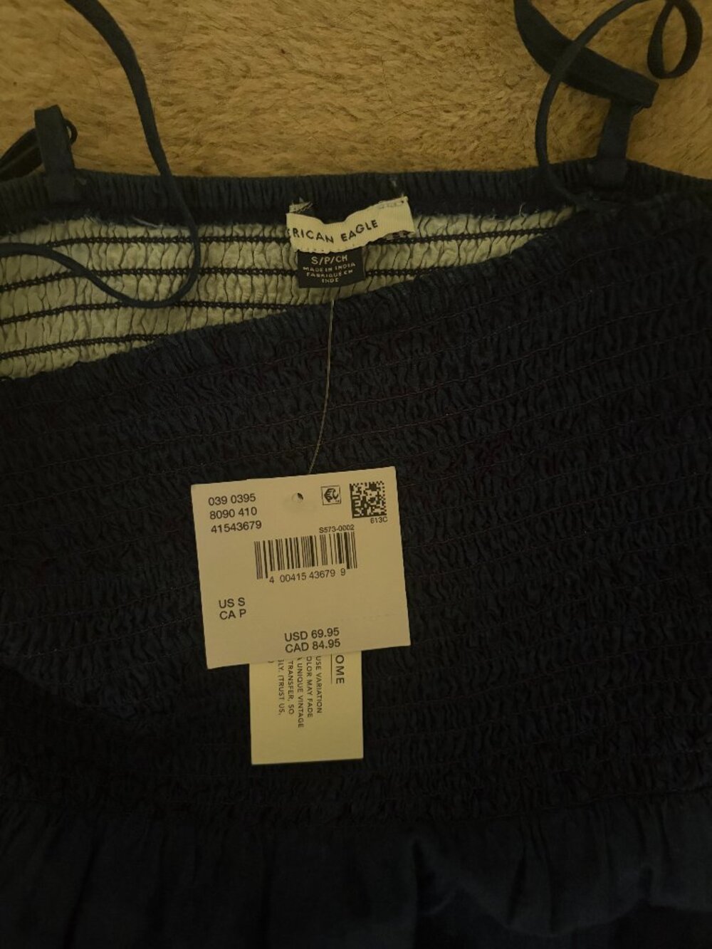 American Eagle Outfitters Navy Blue Maxi Dress - Picture 6 of 7